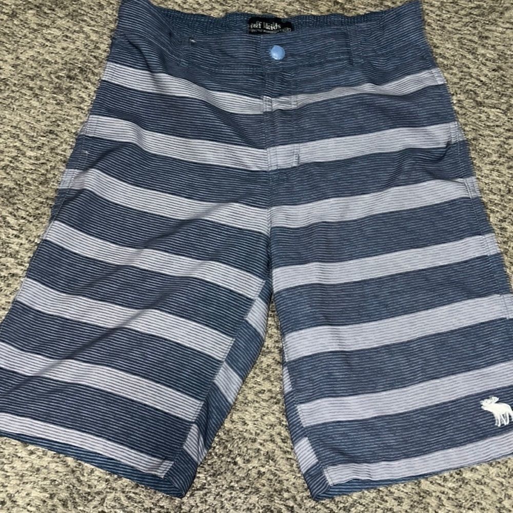 Abercrombie & Fitch Kids - Board Shorts - blue striped - 11/12